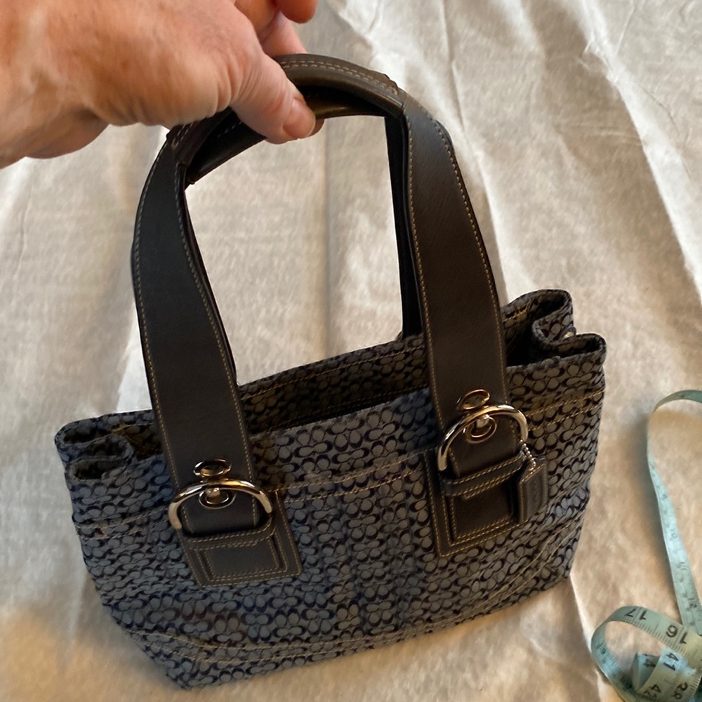 Coach Vintage Denim Logo Handbag